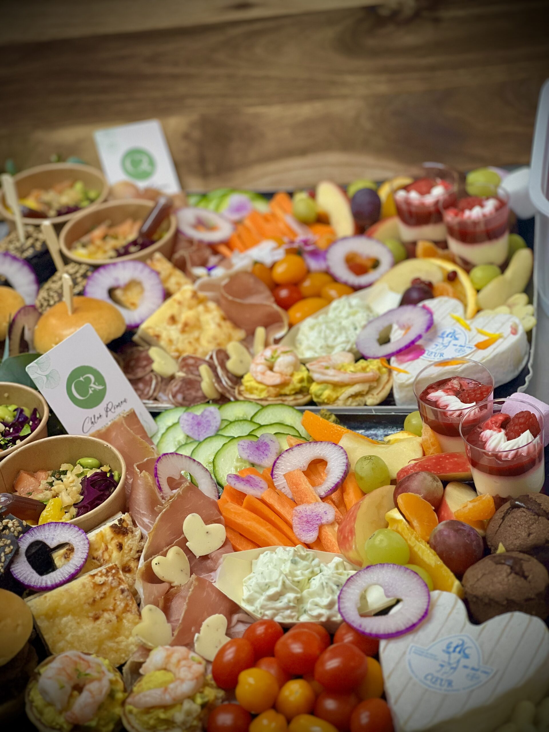 Buffet grazing par un traiteur événementiel sur mesure